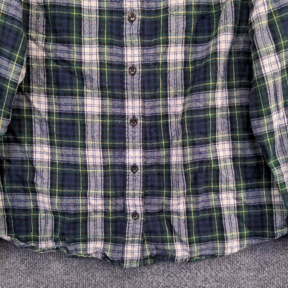 L.L. Bean Men's Slightly Fitted Button Up Shirt Multi Large Long Sleeve Cotton - Picture 4 of 12